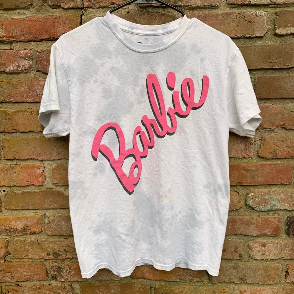 SOLD - VINTAGE BARBIE BLEACHED TIE-DYE T-SHIRT!!